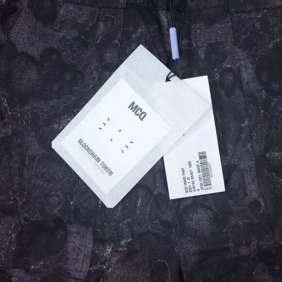 McQ Alexander Mcqueen Grow-Up Gyo Track Cargo Pants Gray Black Men's Small - Picture 5 of 11